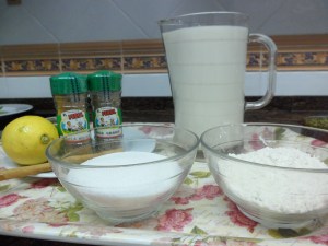 Ingredientes para gachas