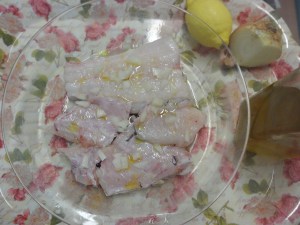 Merluza al microondas